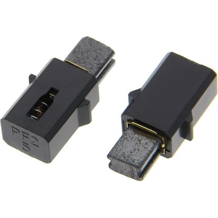 Charbon moteur + support , jeu de 2
