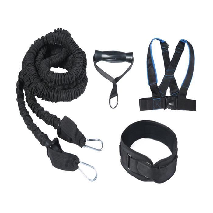 Fitness Training Bande de résistance Vitesse Force Ceinture Ceinture Formateur Bandoulière Harnais Vitesse Rugby Basketball
