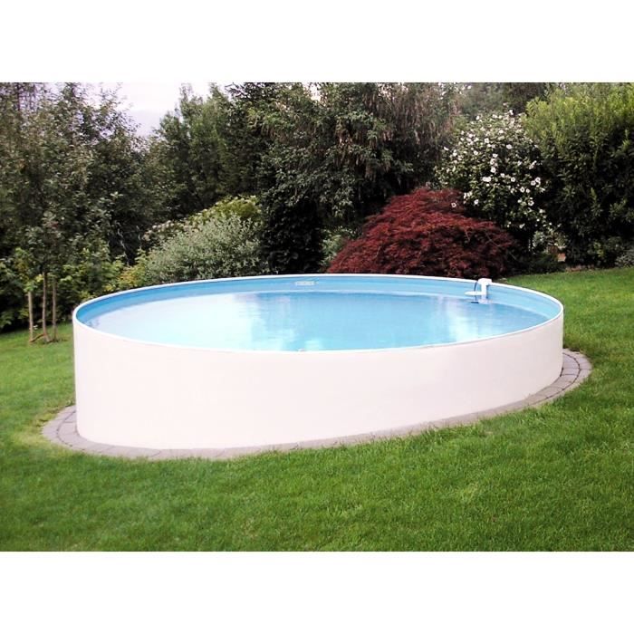 Piscine en acier ronde Ø3,50 x 1,20m avec kit de démarrage