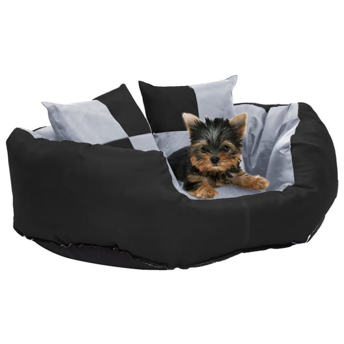 vidaXL Coussin réversible et 65x50x20 cm - vue 2
