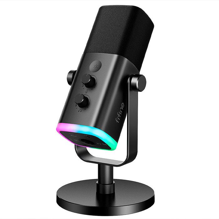 Microphone dynamique FIFINE AM8 RGB noir