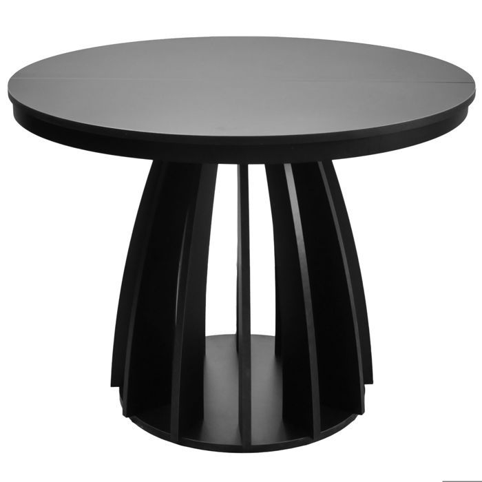 Table à manger extensible – DICIFFY – Noir – 100x140x100 cm