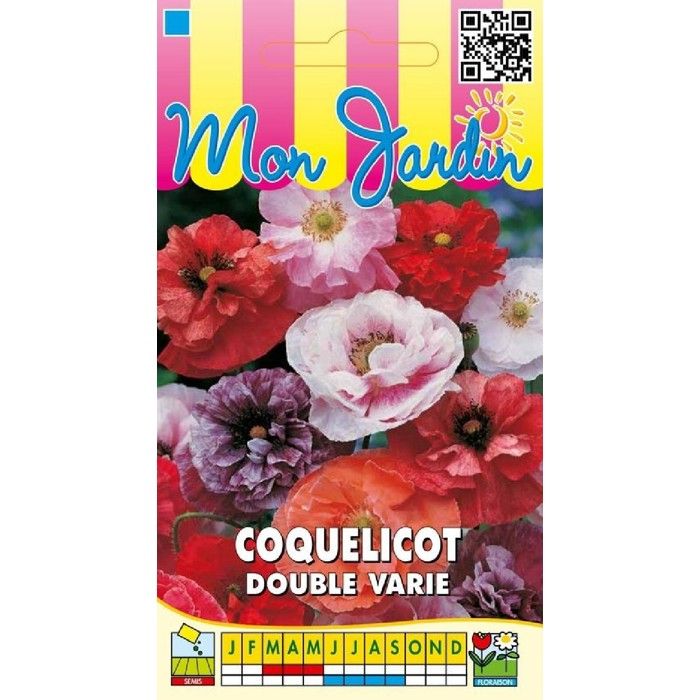 Graine - Semence - Coquelicot double varié