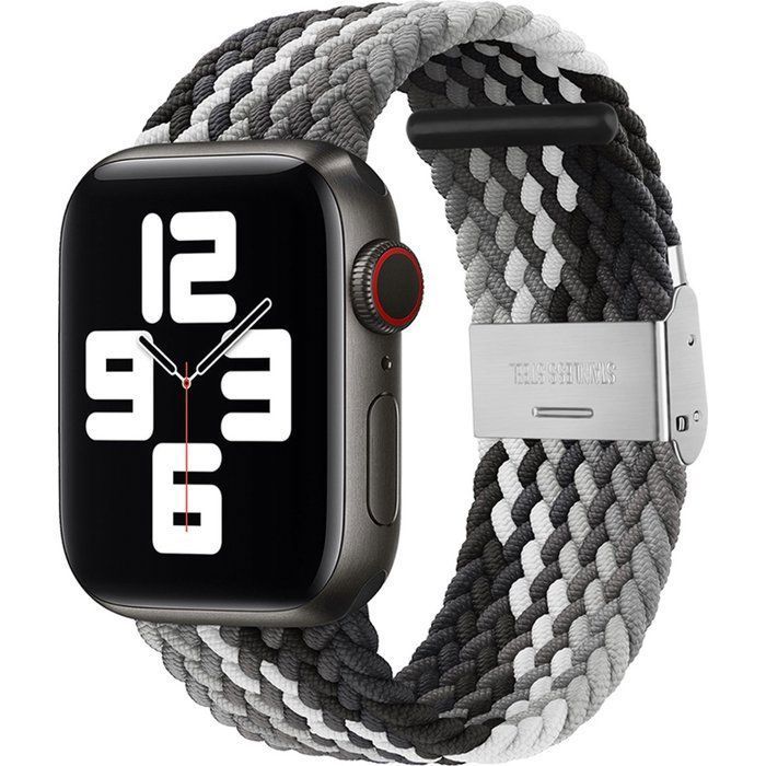Stravo Bracelet nylon tressé compatible Apple Watch 44/45/46/49 mm Séries