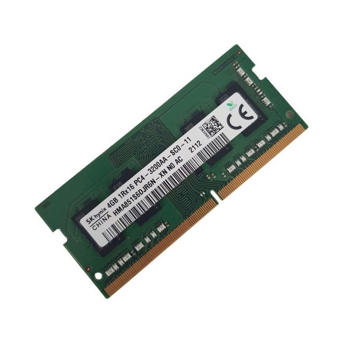 Barrette Mémoire 4Go RAM DDR4 SK Hynix HMA851S6DJR6N 1Rx16 PC4-3200 SO-DIMM Reconditionné - SK Hynix reconditionné disponible sur Cdiscount Seconde Vie