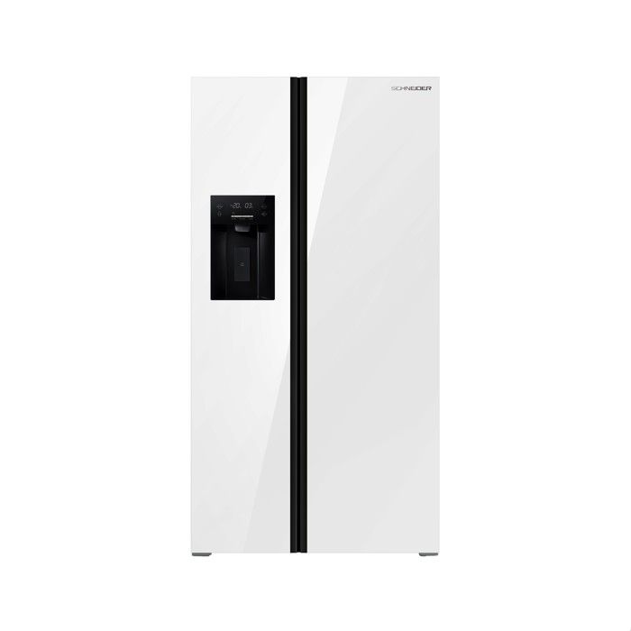 Schneider SCUS556NFGL-WE - Réfrigérateur Multiportes 556L Blanc