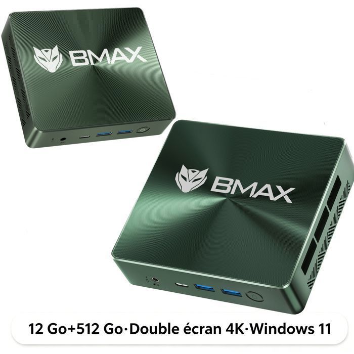 Mini PC BMAX B6 Plus Intel Core i3 1000NG4 12 Go RAM SSD Intel Iris Plus
