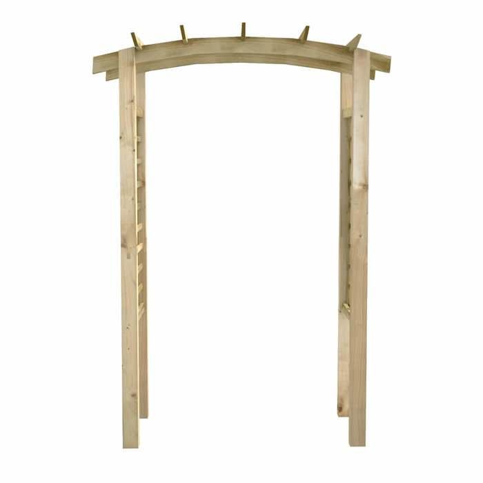 Arche en treillis Pergola extensible Abris 150x5 Voûte en treillis 150x60x210cm Bois @8274249 5911bcr44w