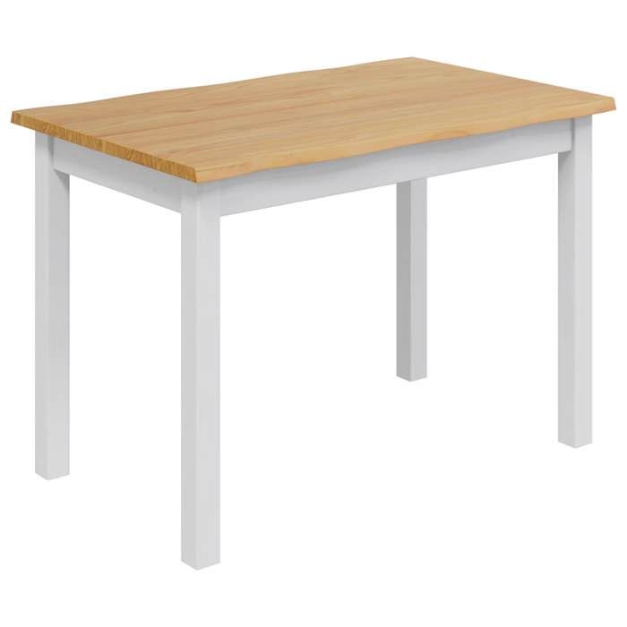 Table à manger - Table de salle à manger / table de repas ekai blanc - vidaXL - bois de pin massif - 112 x 70 x 765 cm 7804302