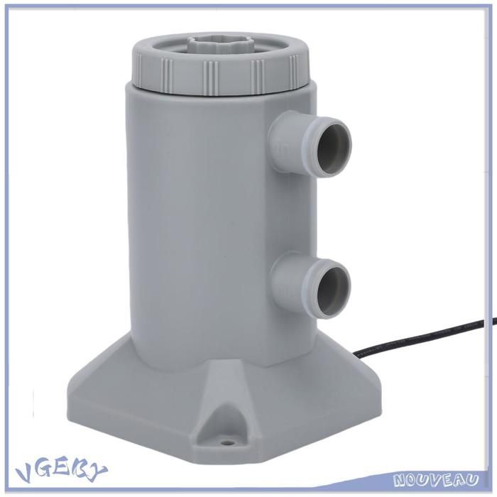 Duokon pompe de filtre de piscine hors sol Pompe de filtre de piscine débit de 250L/H pompe de filtre à jardin Prise UE 230V
