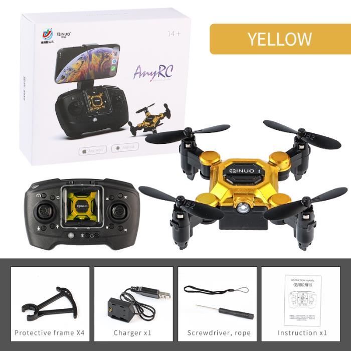 Generic Mini Drone De Loisirs Avec Camera Et D'évitement D'obstacle - Prix  pas cher