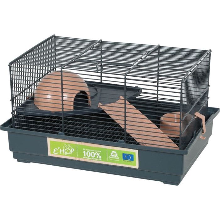 Meilleurs prix pour Cage pour souris - animallparadise - EHOP - Plastique 100% recyclé - 39 x 26 x 22 cm - Rose