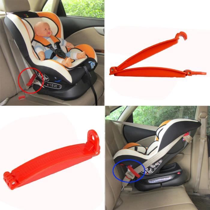 1pc coffre-fort enfant de bébé de voiture de sécurité de ceinture attache  boucle fixe MLC71019358 - Cdiscount Auto