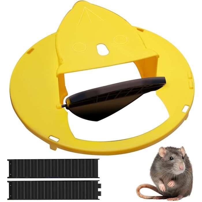 4 Pièces Piège à Souris Vivante Réutilisables,17x6.2x6.5cm Marron Piège à Rat pour l'intérieur