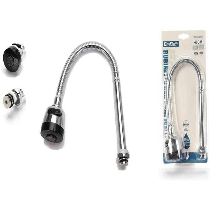 KS Tools 980.1012 Rallonge Flexible Pour Pompe à Graisse - 500 Mm - Avec Buse Carrée