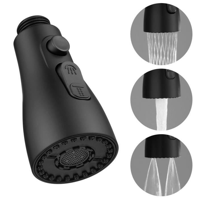 Tête De Douche Extensible Avec Poignée - Robinet Pulvérisateur Pour Cuisine Ou Salle De Bain, Raccord G1/2"