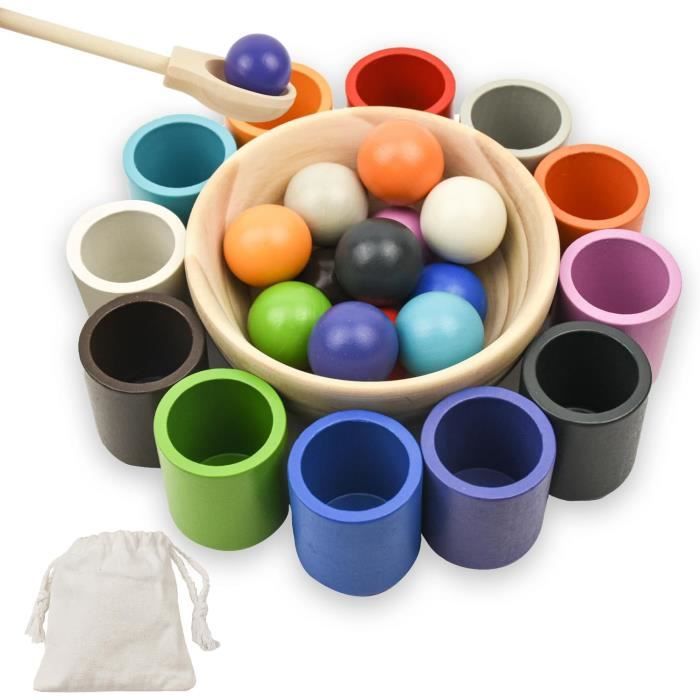 Mémo D'écoute En Bois - 12 Boîtes Avec Sons Différents | Jeu éducatif Pour Enfants à Partir De 3 Ans