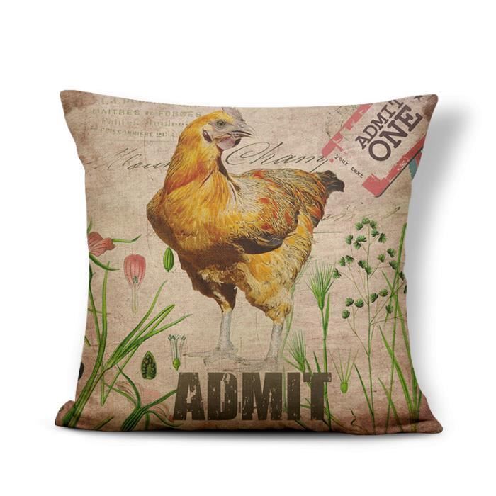 Chaise taie d/'oreiller singing Birds 40x40 CM