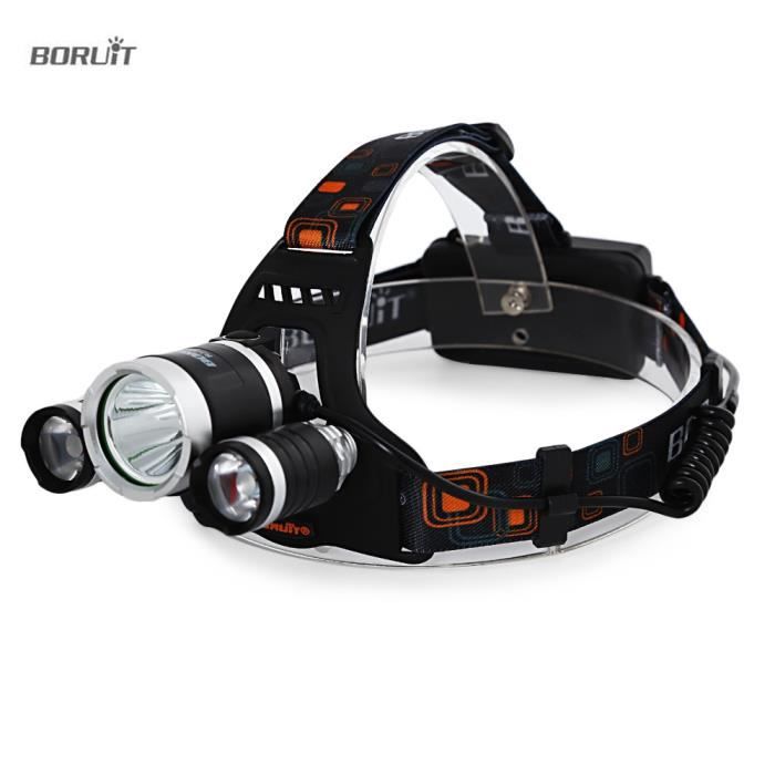 BORUiT 1200LM IPX8 Imperméable Lampe de Poche Tactique,XP-L2 11 modes USB rechargeable LED Lampe Torche avec blanc/rouge/vert/Bleu/UV 5 lumières pour la chasse BORUiT 1200LM IPX8 Imperméable Lampe de Poche Tactique,XP-L2 11 modes USB rechargeable LED Lampe Torche avec blanc/rouge/vert/Bleu/UV 5 lumières pour la chasse