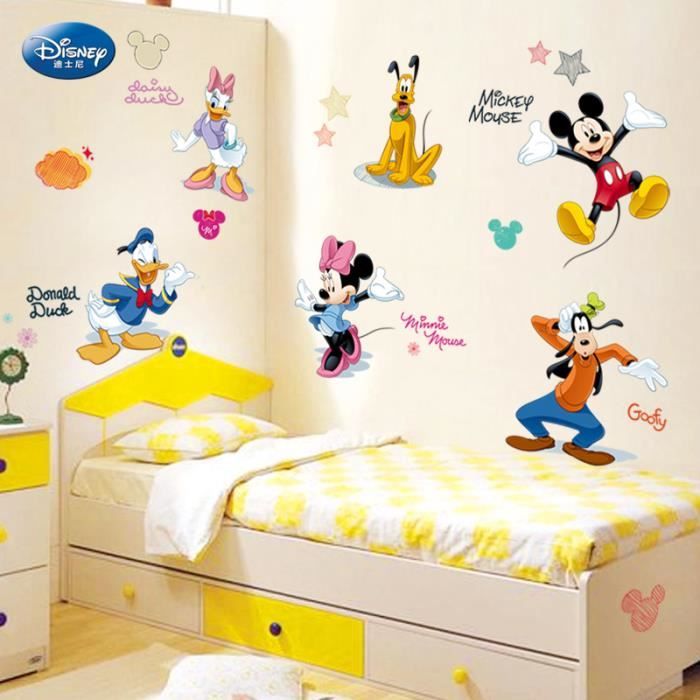 Sticker Decoration Murale Salon Chambre D Enfant Garde Robe Mickey Mouse Clubhouse Achat Vente Stickers Cdiscount