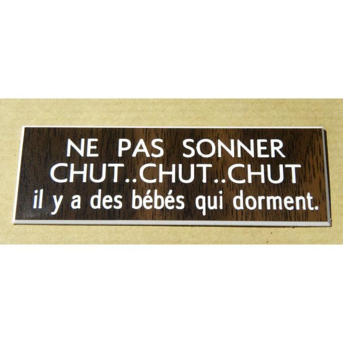 Overig Plaque Gravee Ne Pas Sonner Chut Chut Il Y A Des Bebes Qui Dorment Ft 29x100 Mm Luxclusif Com Overig Plaque Gravee Ne Pas Sonner Chut Chut Il Y A Des Bebes Qui Dorment Ft 29x100 Mm Luxclusif Com