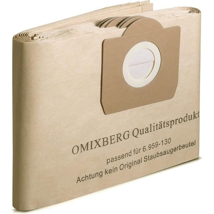 Vhbw 10x Sacchetto Compatibile Con K&auml;rcher A 2054 Me, A 2206, A 2024 Pt, A 2064