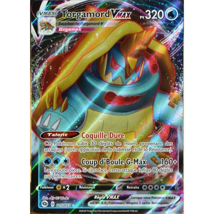 Carte Pokemon 015 073 Torgamord Vmax X Eb3 5 La Voie Du Maitre Neuf Fr Cdiscount Jeux Jouets Carte Pokemon 015 073 Torgamord Vmax X Eb3 5 La Voie Du Maitre Neuf Fr Cdiscount Jeux Jouets