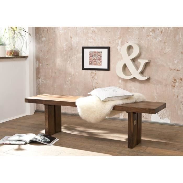 Banc 160x38cm - Bois massif de palissandre laqué (Noble Unique) - SYDNEY #116 Banc 160x38cm - Bois massif de palissandre laqué (Noble Unique) - SYDNEY #116