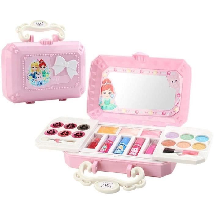Maquillage Enfant Avec Coffrets 23pcs Jouet De Maquillage De Simulation Pour Petites Filles Maison Fille Habiller Lava 210711 Cdiscount Au Quotidien