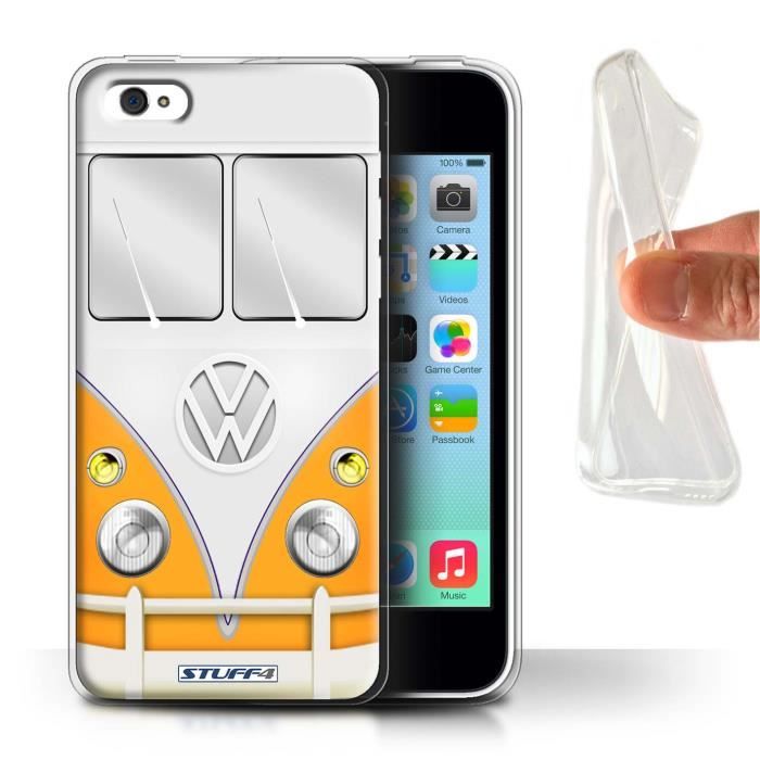 Coque Rabattable Baseus Pour IPhone 5C - Support Intégré, Ultra Fine, Multicolore, Neuve