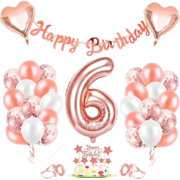 Ballons Anniversaire 6 An Or Rose 6er Anniversaire Fille Ballon Anniversaire Fille 6 An Parti Deacute Coration Ballon 6 Ans Fil Cdiscount Maison Ballons Anniversaire 6 An Or Rose 6er Anniversaire Fille Ballon Anniversaire Fille 6 An Parti Deacute Coration Ballon 6 Ans Fil Cdiscount Maison