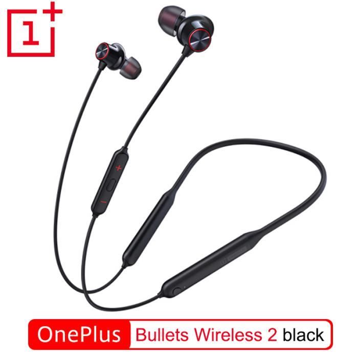 Casque audio Original OnePlus balles sans fil 2 Bluetooth écouteur hybride  AptX et balles sans fil Z chaîne - Wireless Z Black #A - Cdiscount TV Son  Photo