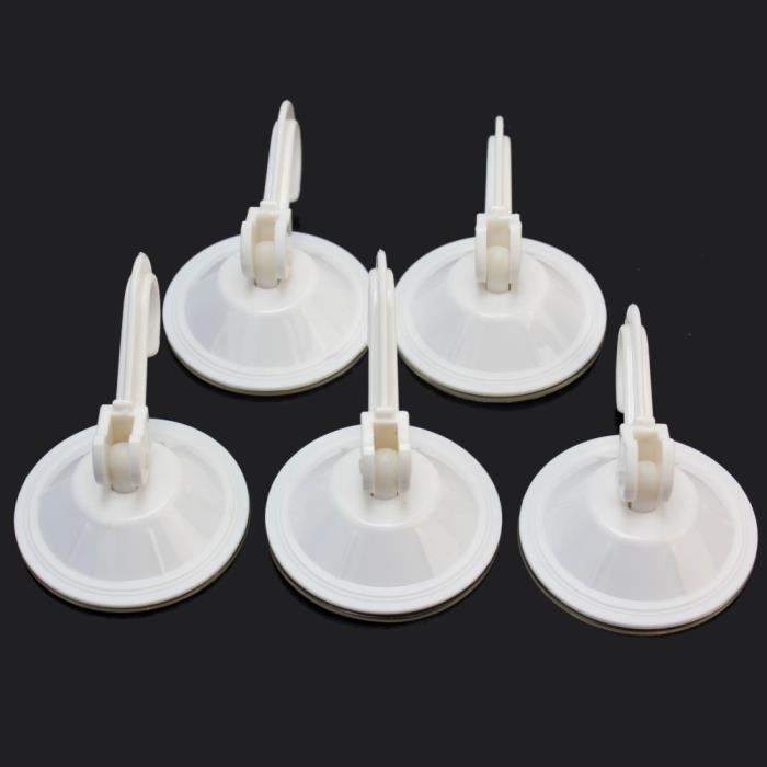 5 Pcs Crochet Patere Ventouse Fixation De Fenetre Porte Mural