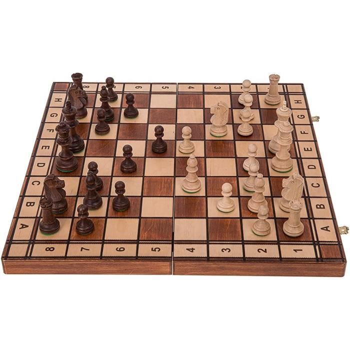 Jeu d'Échecs Pliable 40cm - Echiquier Boutique Jeu d'Échecs Pliable 40cm - Echiquier Boutique