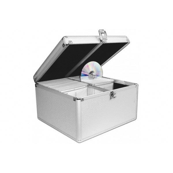 Valise De Rangement 300 Cd Look Aluminium Achat Vente Range