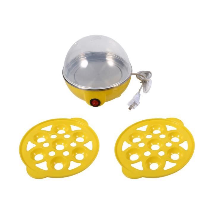 Atyhao Cuiseur à œufs 220V multifonctionnel double couche oeufs électriques chaudière cuiseur vapeur cuisine à domicile