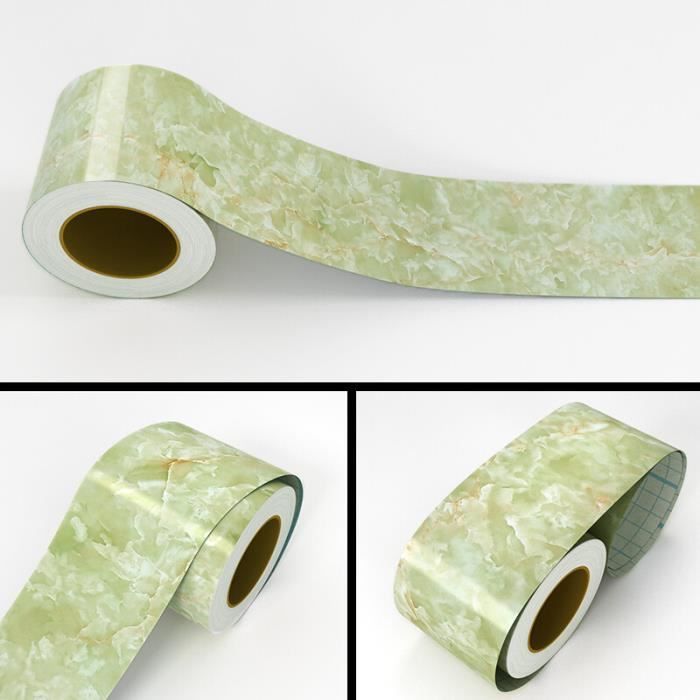 Papier peint,Autocollant de sol motif marbre en PVC auto-adhésif