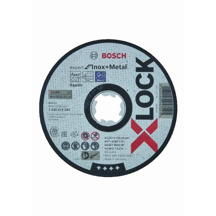 BOSCH Disque à Tronçonner Inox & Metal Ø 125 mm - vue 3