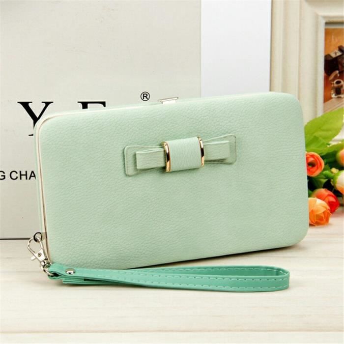 grande pochette portefeuille femme