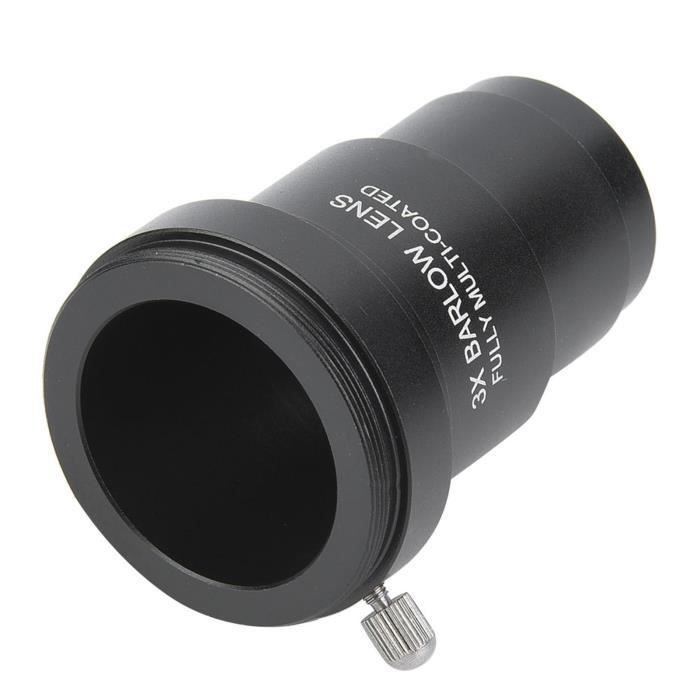 Lentille Barlow 5X 1,25 Pouces - Grossissement Télescope Astronomique Microscope | ASHATA