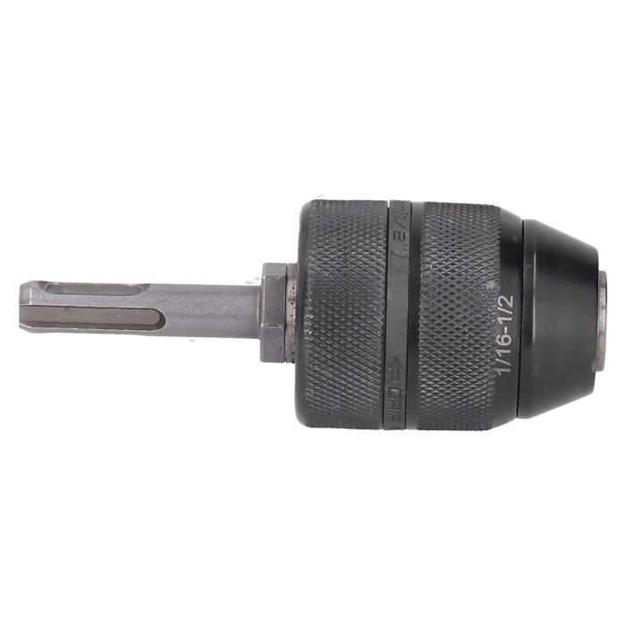 Mandrin De Perçage Sans Clé 3/8" 24UNF - Adaptateur Pour Forets 0.8-10mm, Avec Tige Hexagonale 1/4" - 2