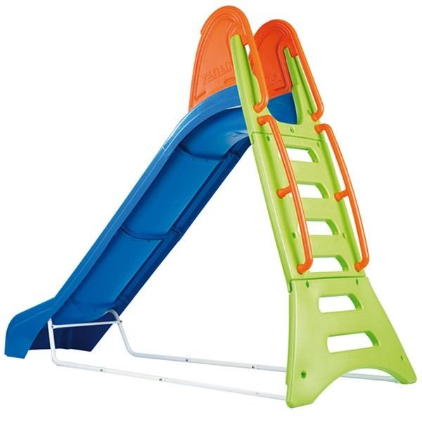Toboggan à Eau Feber Super Mega - Enfants 3-10 Ans - Antidérapant, Résistant - Multicolor