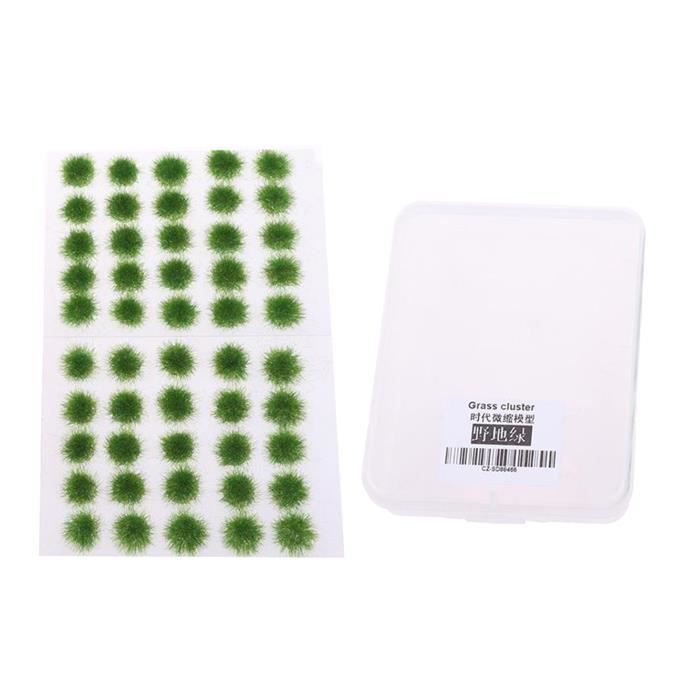 Woohome 32 PCS Modèles Arbres Gazon Lichen - Touffes Herbe Artificielle Pour Paysage Train