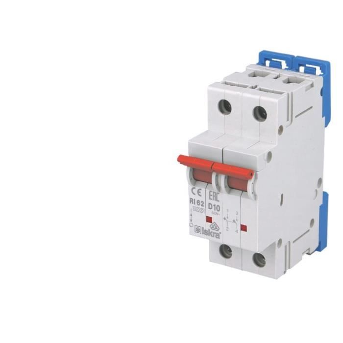 Disjoncteur Modulaire Legrand 10A Courbe C – Référence 406773 – Occasion Fonctionnelle