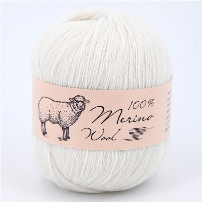 Lot de 3 pelotes de laine mérinos extra douce pour bébé alpaga peigné #4 (150 g