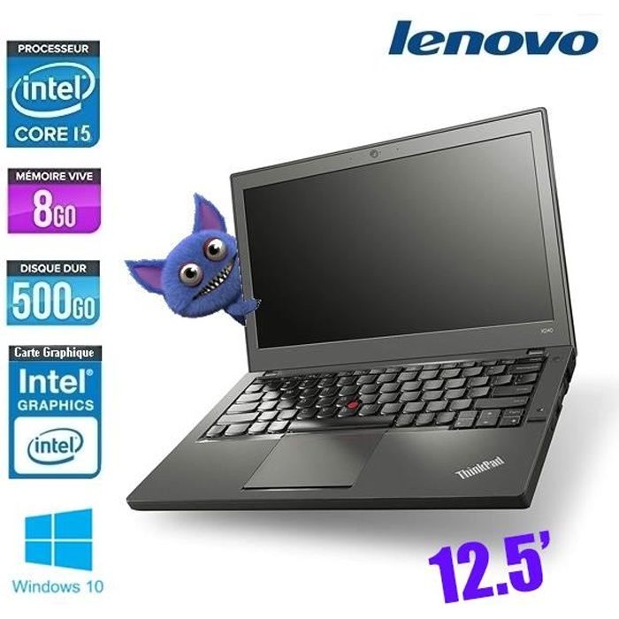 Top achat PC Portable LENOVO THINKPAD X240 CORE I5 pas cher