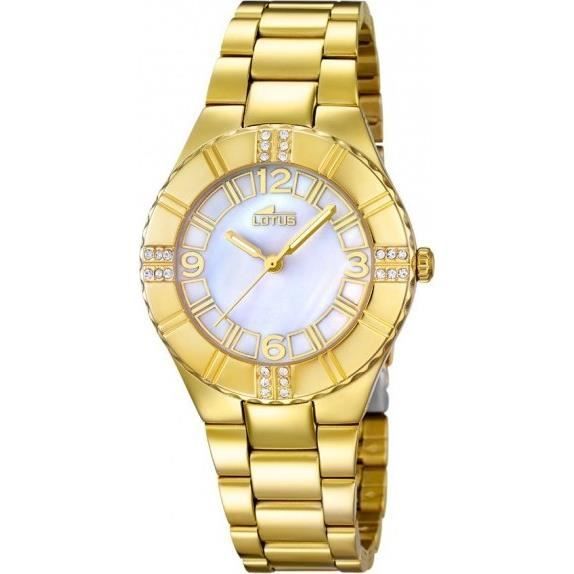 Montre Femme Lotus Trendy L15907/1 Bracelet en … Doré, Tendance -  Achat/vente montre - Cdiscount