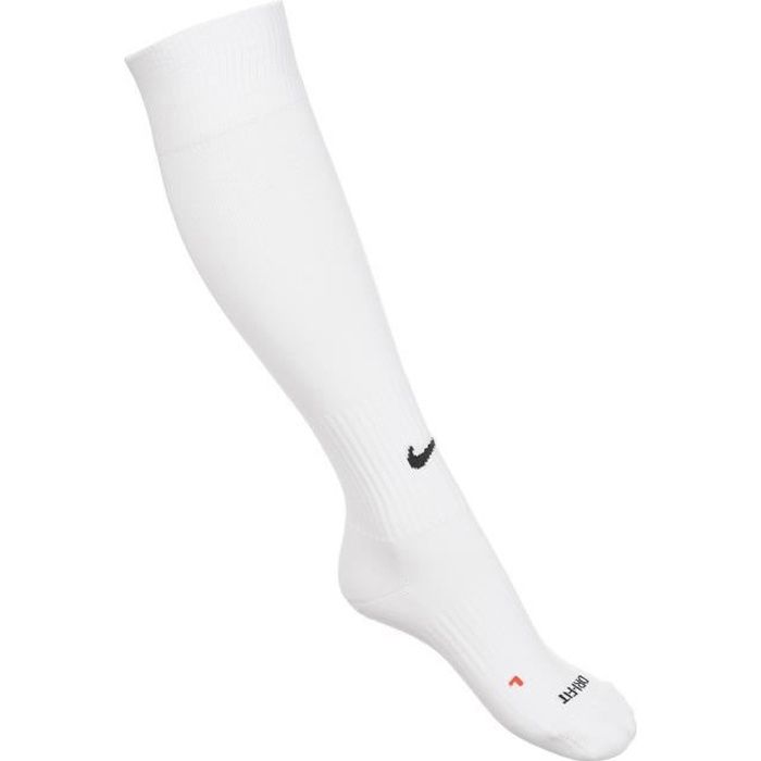 NIKE Chaussettes de football CLASSIC FOOT DRI FIT - Adulte - Blanc