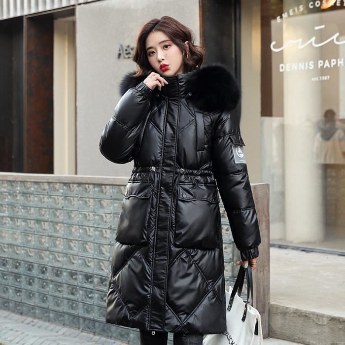 Manteau new arrivals noir pailleté