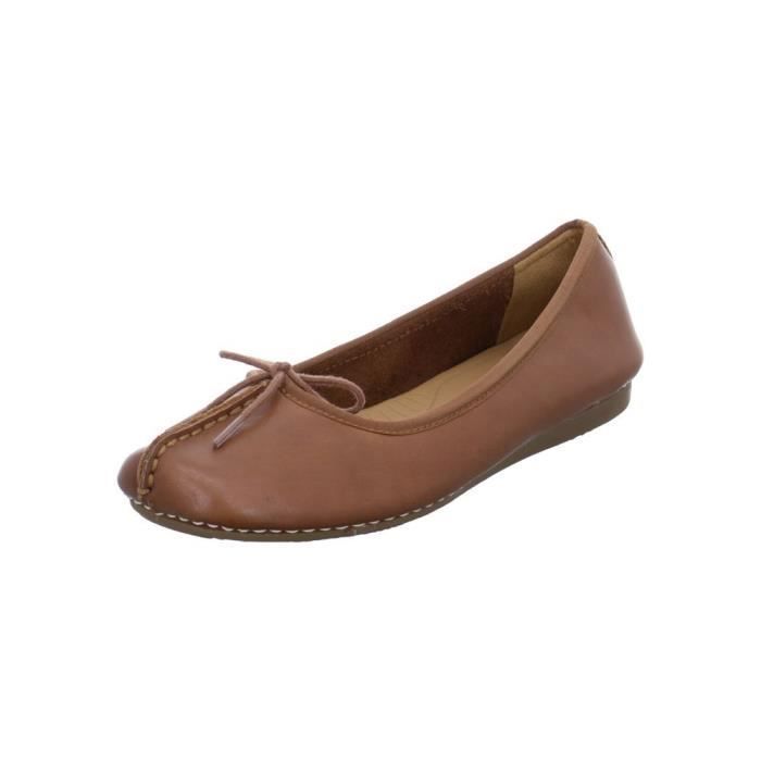 Ballerine Femme - Clarks - Freckle Ice - Cuir - Marron